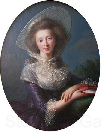 elisabeth vigee-lebrun Portrait of Victoire Pauline de Riquet de Caraman (1764-1834), wife of Jean Louis, Vicomte de Vaudreuil (1763-1816) Norge oil painting art